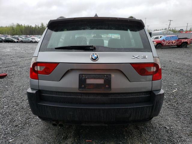 WBXPA73484WA77470 - 2004 BMW X3 2.5I GRAY photo 6