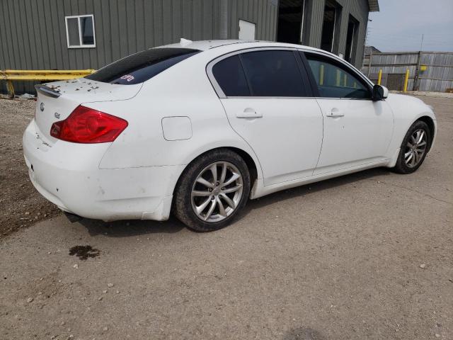 JNKBV61E07M725302 - 2007 INFINITI G35 WHITE photo 3