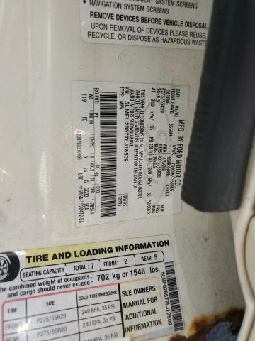 5LMFU28577LJ18509 - 2007 LINCOLN NAVIGATOR კრემისფერი ფოტო 12