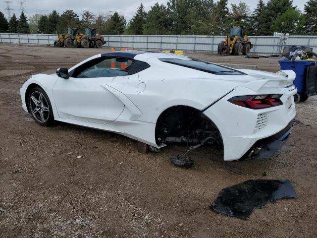 1G1YA2D44N5102848 - 2022 CHEVROLET CORVETTE STINGRAY 1LT WHITE photo 2