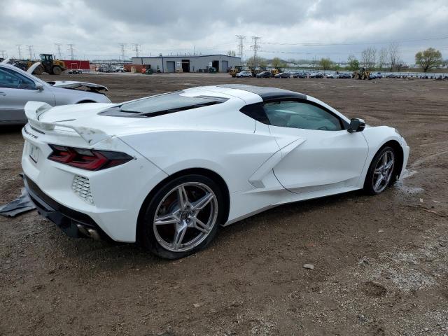 1G1YA2D44N5102848 - 2022 CHEVROLET CORVETTE STINGRAY 1LT WHITE photo 3