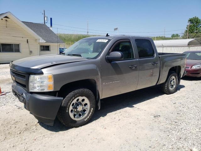 2GCEC13C571632788 - 2007 CHEVROLET SILVERADO C1500 CREW CAB GRAY photo 1