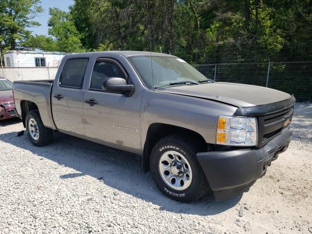 2GCEC13C571632788 - 2007 CHEVROLET SILVERADO C1500 CREW CAB GRAY photo 4