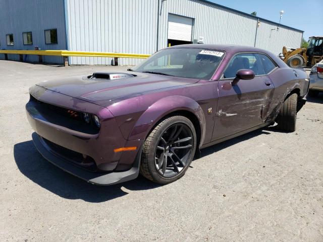 2C3CDZFJ9NH181063 - 2022 DODGE CHALLENGER R/T SCAT PACK PURPLE photo 1
