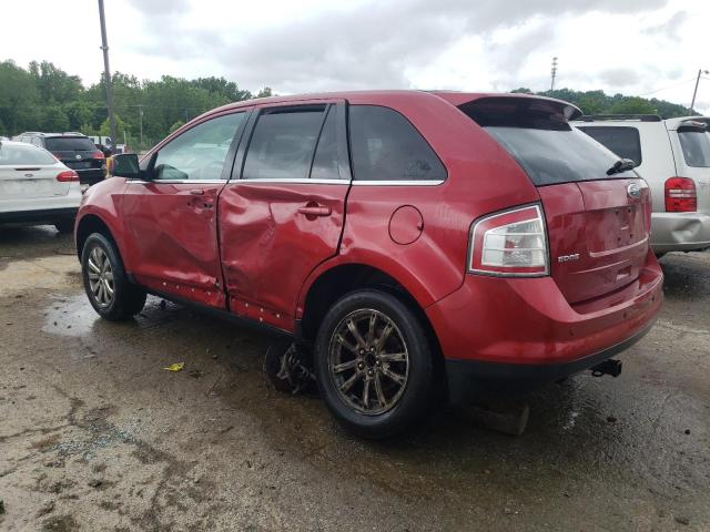 2FMDK39C88BA35062 - 2008 FORD EDGE LIMITED RED photo 2