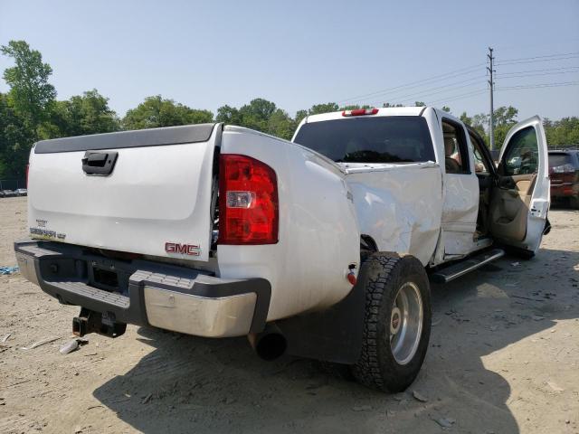 1GT424C86EF135184 - 2014 GMC SIERRA K3500 SLT WHITE photo 3