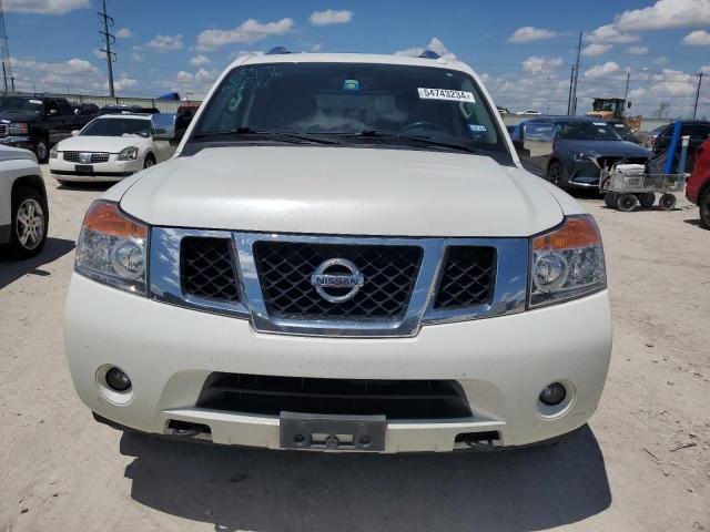 5N1BA0ND5FN614891 - 2015 NISSAN ARMADA SV WHITE photo 5