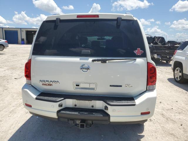 5N1BA0ND5FN614891 - 2015 NISSAN ARMADA SV WHITE photo 6