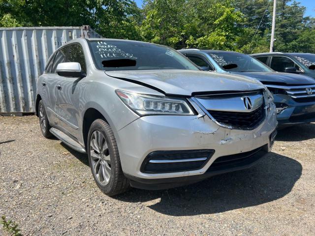 5FRYD4H4XEB014310 - 2014 ACURA MDX TECHNOLOGY SILVER photo 1