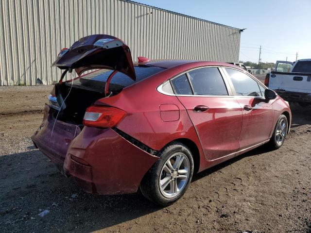 1G1BE5SM7H7152795 - 2017 CHEVROLET CRUZE LT RED photo 3