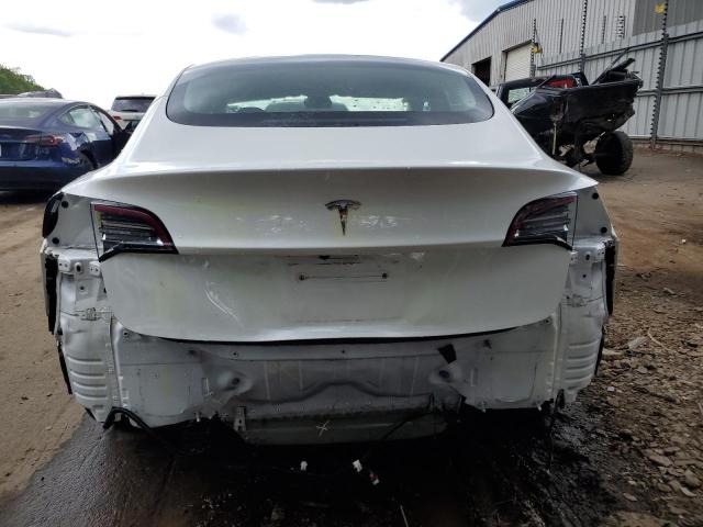 5YJ3E1EA7NF302061 - 2022 TESLA MODEL 3 WHITE photo 6