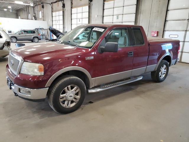 1FTPX14574NC49474 - 2004 FORD F150 MAROON photo 1