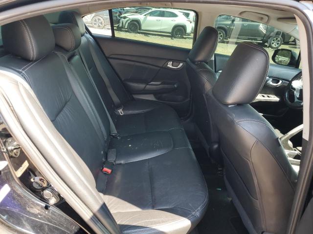 19XFB2F96DE046953 - 2013 HONDA CIVIC EXL შავი ფოტო 10