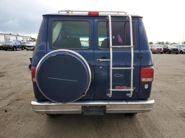 1GDEG25Z1SF511099 - 1995 GMC RALLY WAGO G2500 BLUE photo 6