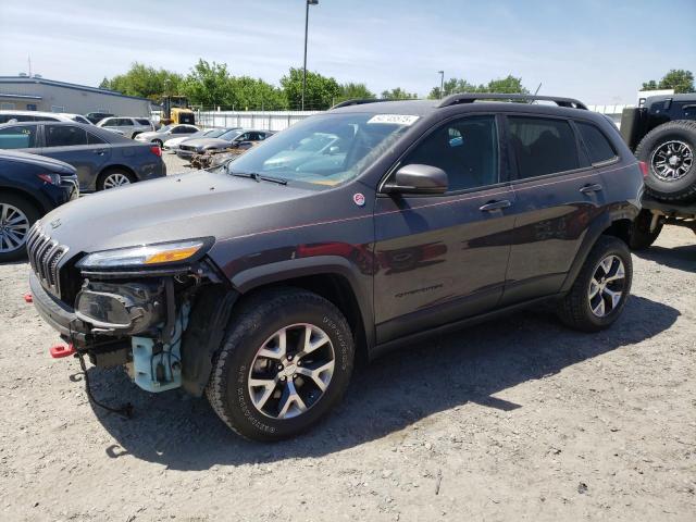 1C4PJMBS5FW661871 - 2015 JEEP CHEROKEE TRAILHAWK CHARCOAL photo 1