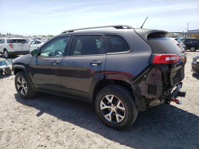 1C4PJMBS5FW661871 - 2015 JEEP CHEROKEE TRAILHAWK CHARCOAL photo 2