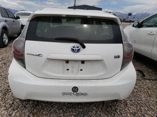 JTDKDTB39C1514126 - 2012 TOYOTA PRIUS C WHITE photo 6