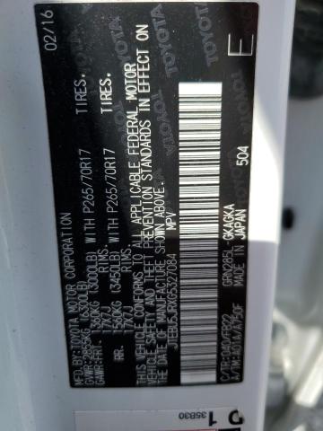 JTEBU5JRXG5327084 - 2016 TOYOTA 4RUNNER SR5/SR5 PREMIUM 白色 照片 12