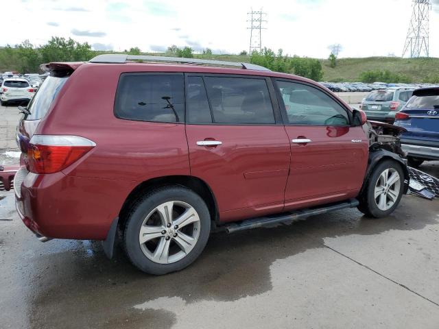 JTEES43A882019578 - 2008 TOYOTA HIGHLANDER SPORT BURGUNDY photo 3