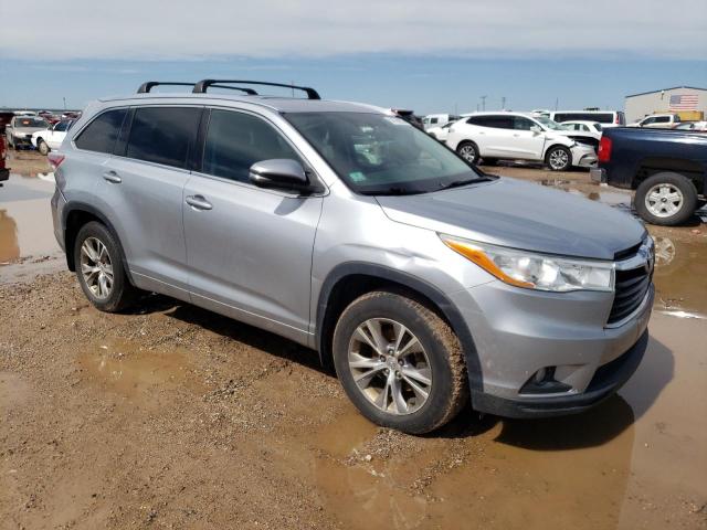 5TDJKRFHXES031339 - 2014 TOYOTA HIGHLANDER XLE Gümüş foto 4