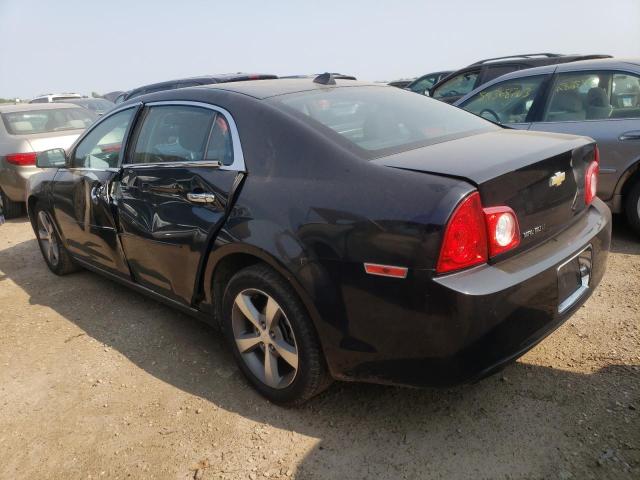 1G1ZC5E03CF383107 - 2012 CHEVROLET MALIBU 1LT BLACK photo 2