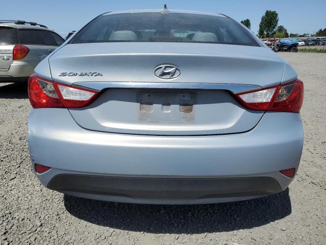 5NPEB4AC1EH893547 - 2014 HYUNDAI SONATA GLS TURQUOISE photo 6