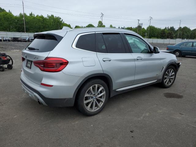 5UXTR9C53JLD62291 - 2018 BMW X3 XDRIVE30I SILVER photo 3