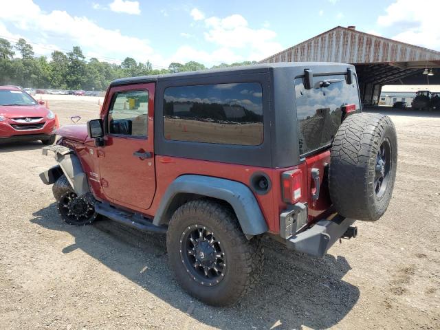 1C4AJWAG1CL253752 - 2012 JEEP WRANGLER SPORT RED photo 2