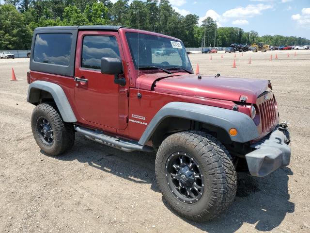 1C4AJWAG1CL253752 - 2012 JEEP WRANGLER SPORT RED photo 4