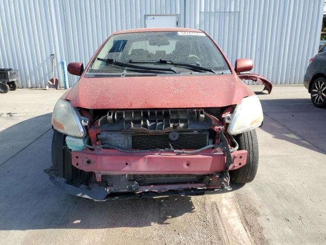 JTDBT923271084029 - 2007 TOYOTA YARIS RED photo 5