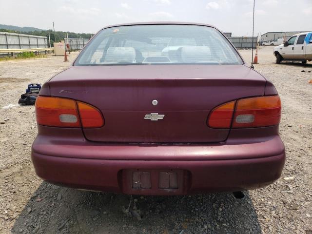 1Y1SK5283WZ408169 - 1998 CHEVROLET GEO PRIZM BASE BURGUNDY photo 6
