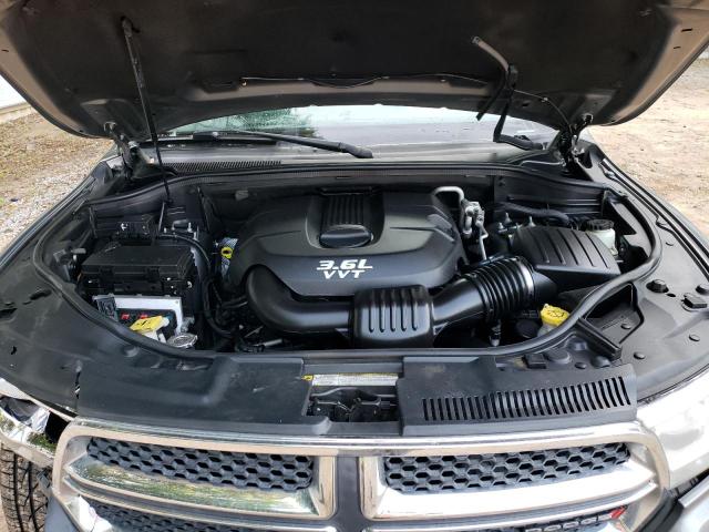 1C4RDHDG3CC330512 - 2012 DODGE DURANGO CREW GRAY photo 12