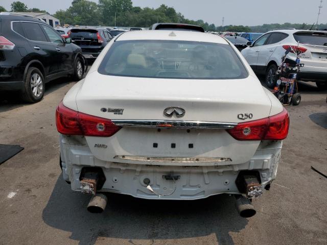 JN1BV7AR4FM423670 - 2015 INFINITI Q50 BASE WHITE photo 6