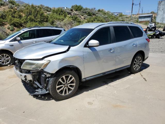 5N1AR2MM5DC637937 - 2013 NISSAN PATHFINDER S SILVER photo 1