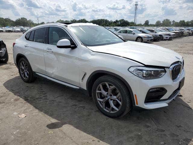 5UX2V1C03M9F39887 - 2021 BMW X4 XDRIVE30I WHITE photo 4