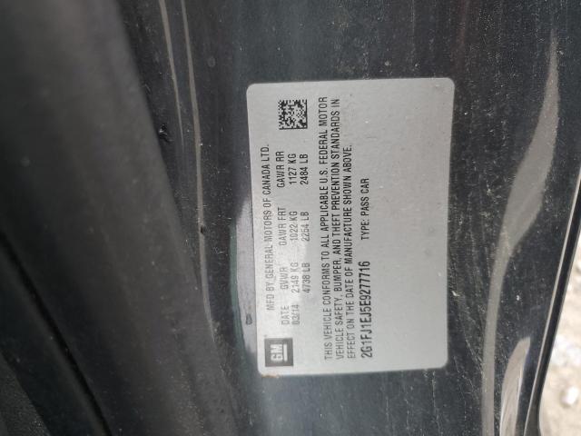 2G1FJ1EJ5E9277716 - 2014 CHEVROLET CAMARO SS BLACK photo 12