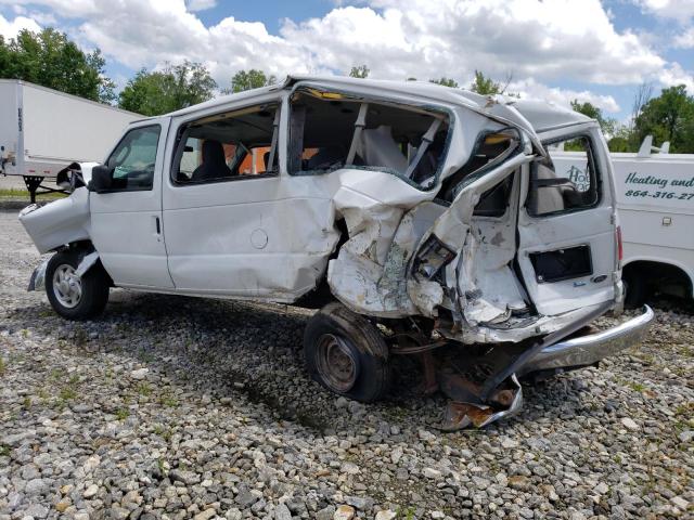 1FBSS3BL0ADA48754 - 2010 FORD ECONOLINE E350 SUPER DUTY WAGON WHITE photo 2