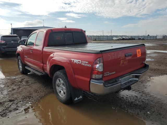 5TFUU4EN1FX111531 - 2015 TOYOTA TACOMA ACCESS CAB წითელი ფოტო 2