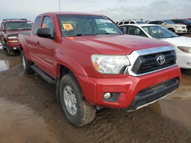 5TFUU4EN1FX111531 - 2015 TOYOTA TACOMA ACCESS CAB RED photo 4