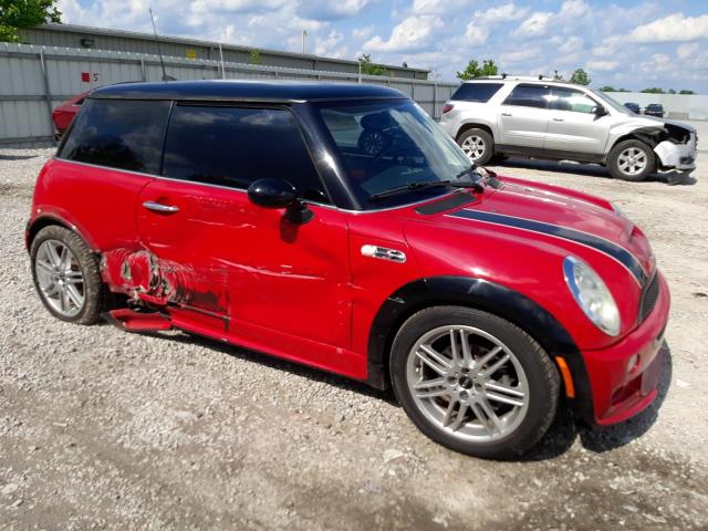 WMWRE33435TD97640 - 2005 MINI COOPER S RED photo 4