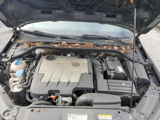 3VWLL7AJ9DM420215 - 2012 VOLKSWAGEN JETTA TDI Черный фото 11