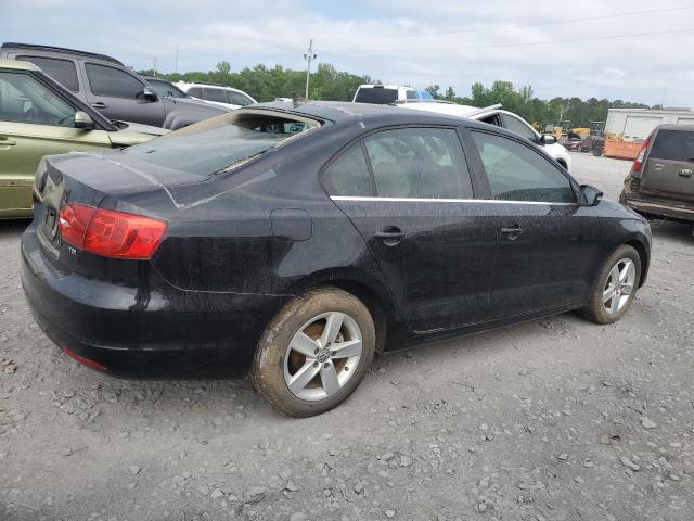 3VWLL7AJ9DM420215 - 2012 VOLKSWAGEN JETTA TDI Черный фото 3