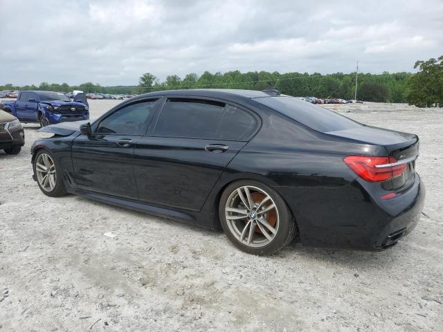 WBA7E4C51KGV28443 - 2019 BMW 740 XI შავი ფოტო 2