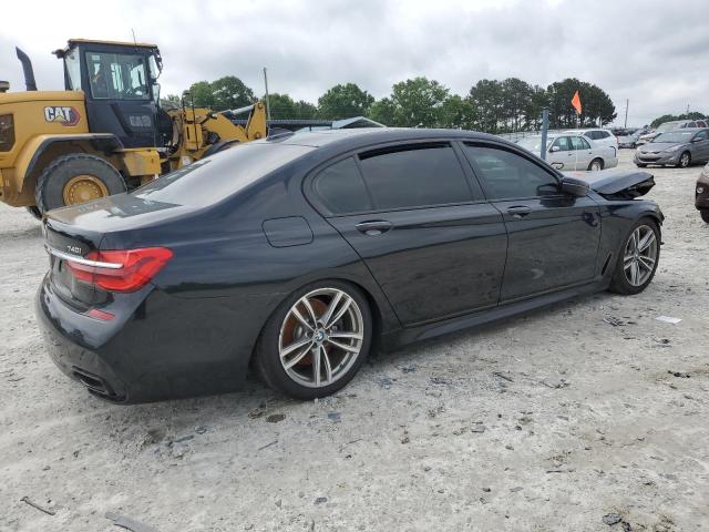 WBA7E4C51KGV28443 - 2019 BMW 740 XI შავი ფოტო 3