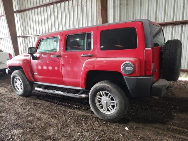 5GTDN13E478157793 - 2007 HUMMER H3 RED photo 2