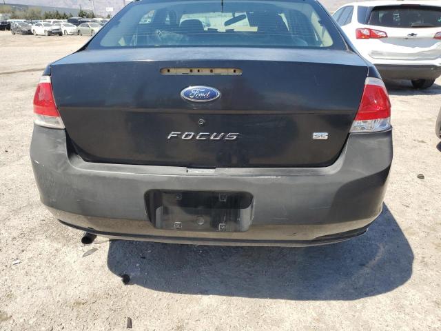 1FAHP35N08W151911 - 2008 FORD FOCUS SE BLACK photo 6