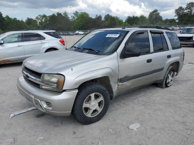 1GNDT13S452335227 - 2005 CHEVROLET TRAILBLAZE LS SILVER photo 1