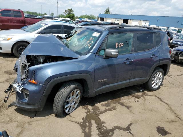 ZACNJDD18MPM50439 - 2021 JEEP RENEGADE LIMITED BLUE photo 1