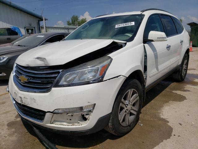 1GNKRHKD8FJ326460 - 2015 CHEVROLET TRAVERSE LT WHITE photo 1