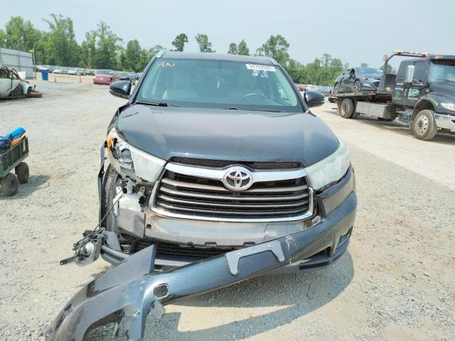 5TDKKRFH1FS057608 - 2015 TOYOTA HIGHLANDER XLE أسود صورة 5
